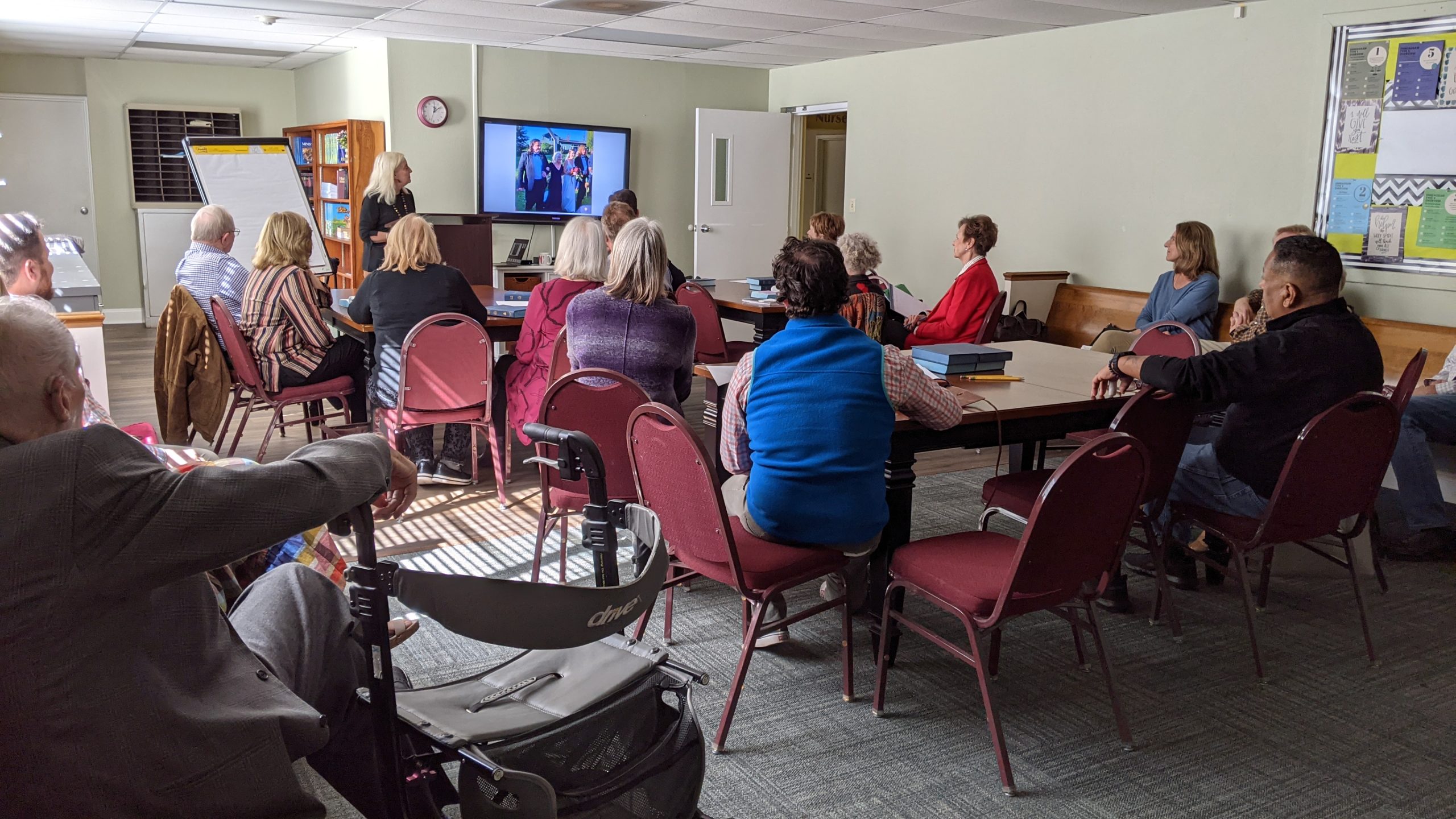 Bible study class at Hyde Park Presbyterian Church